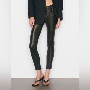 Frame Skinny Leather Pants
